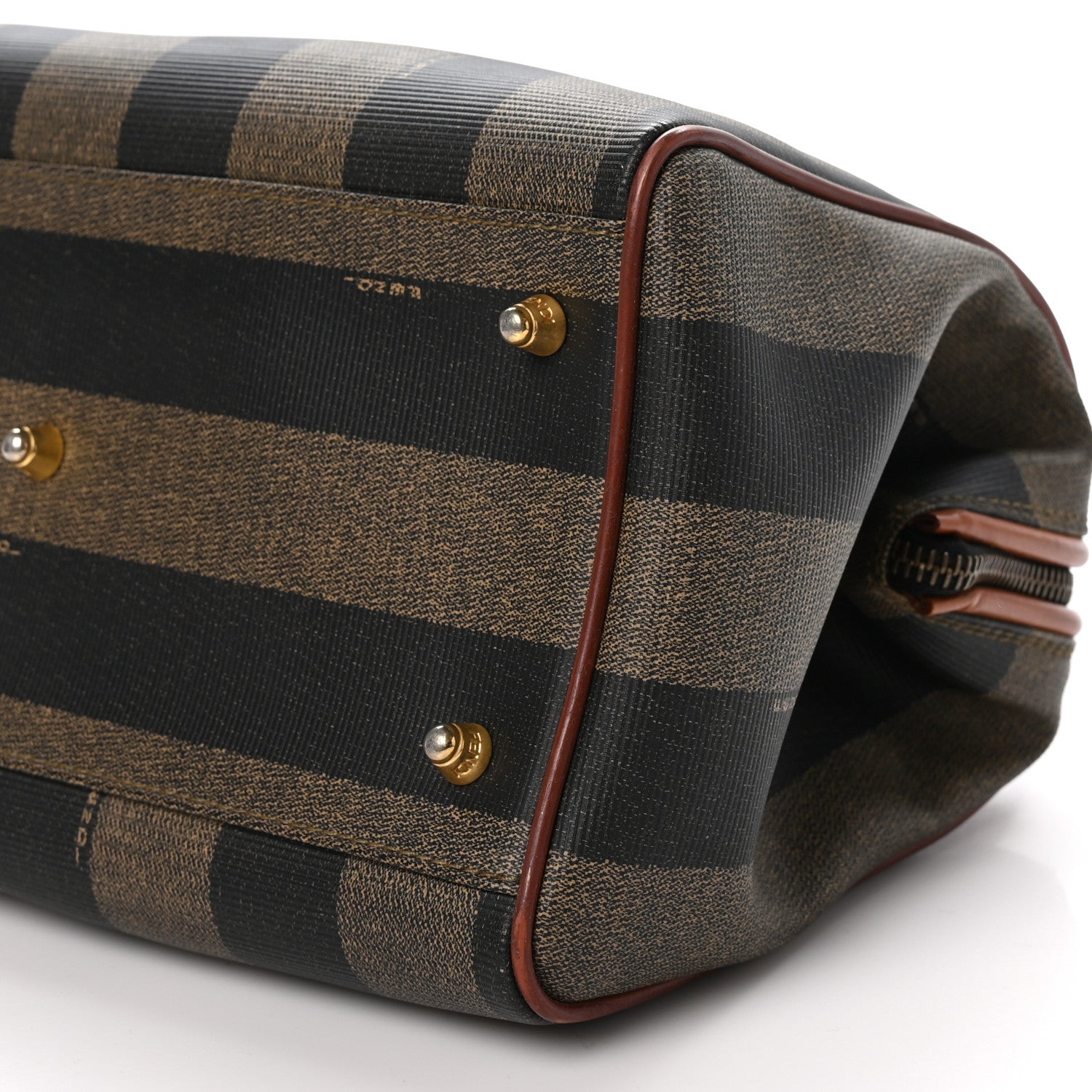 Fendi Pequin Spalmati Boston Cuoio 9 of 10