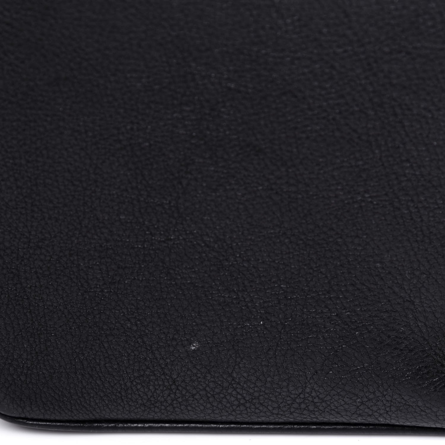 Prada Grained Calfskin Saffiano Robot Shoulder Bag Black Red 15 of 20
