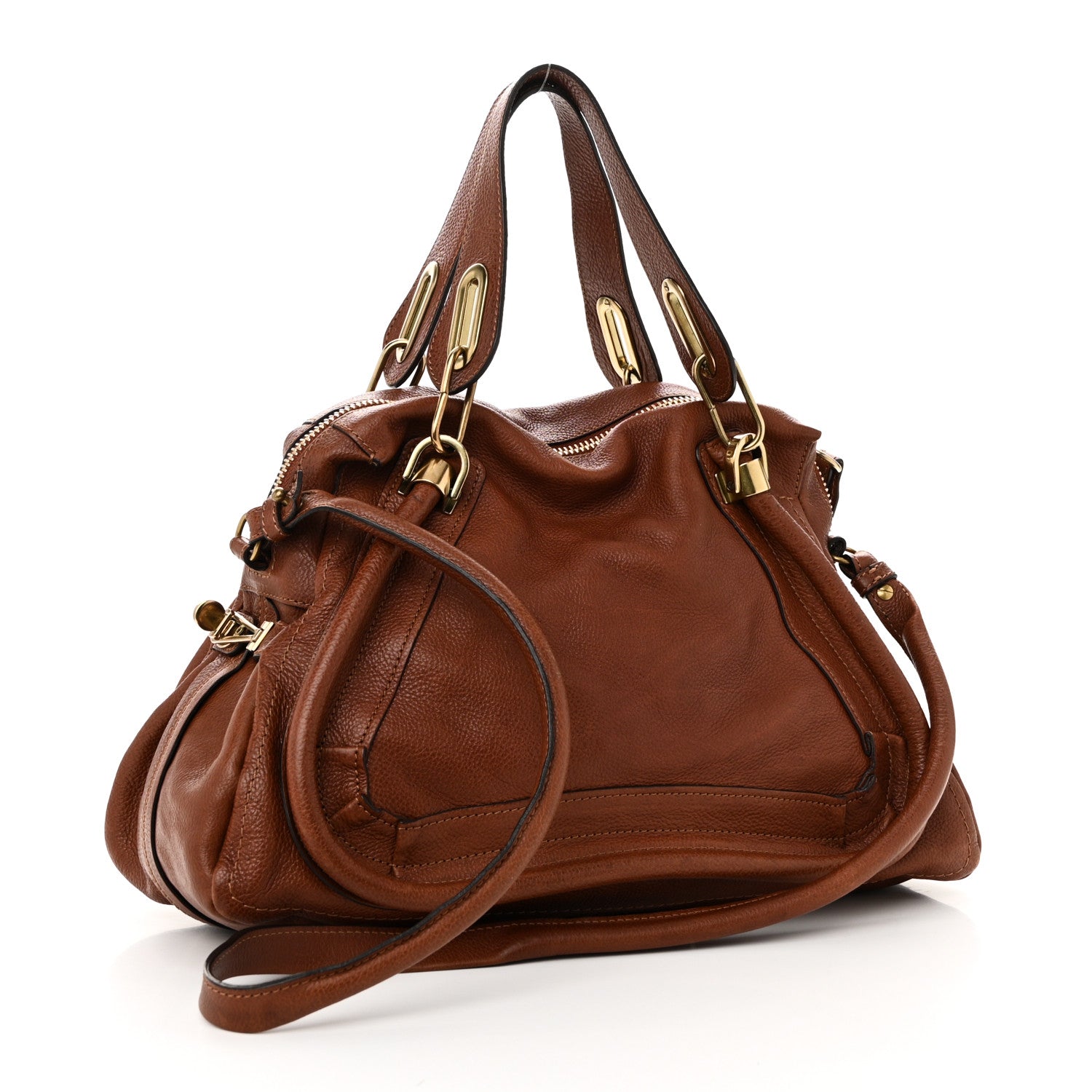 Chloe Calfskin Medium Paraty Brown Delight 3 of 10
