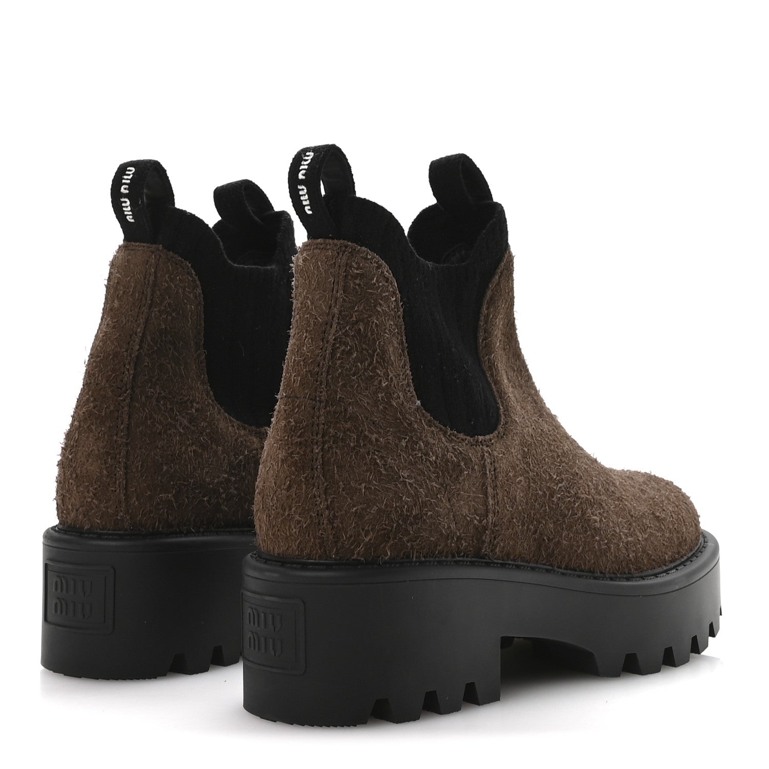 Miu Miu Scamosciato Chelsea Boots 36.5 Bruciato 5 of 8