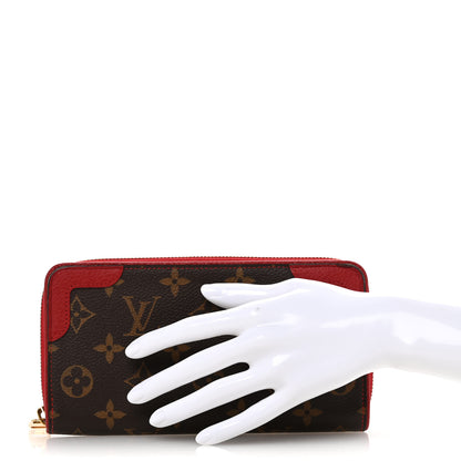 Louis Vuitton Monogram Retiro Zippy Wallet Cherry 2 of 10
