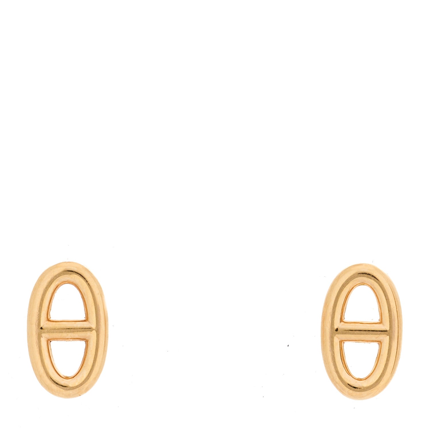 Hermes 18K Rose Gold TPM Farandole Stud Earrings 1 of 5