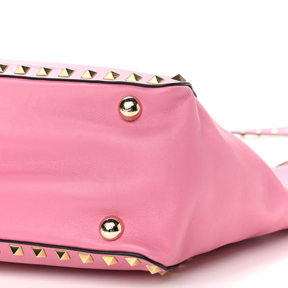 Valentino Garavani Vitello Small Rockstud Tote Ninphea 8 of 10
