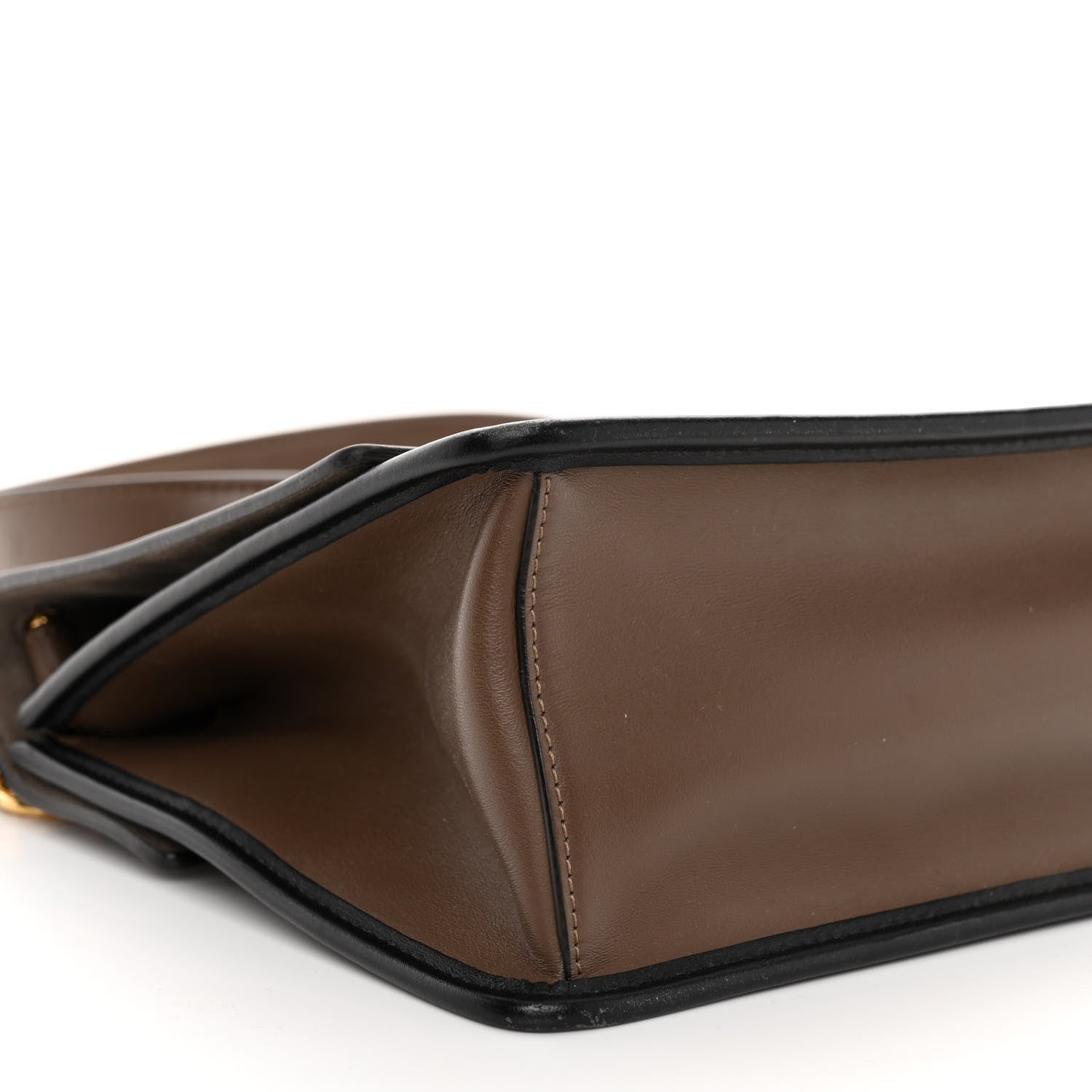 Fendi Vitello Century F is Fendi Bi-Color FF 1974 Embossed Kan I Shoulder Bag Maya Black 8 of 10