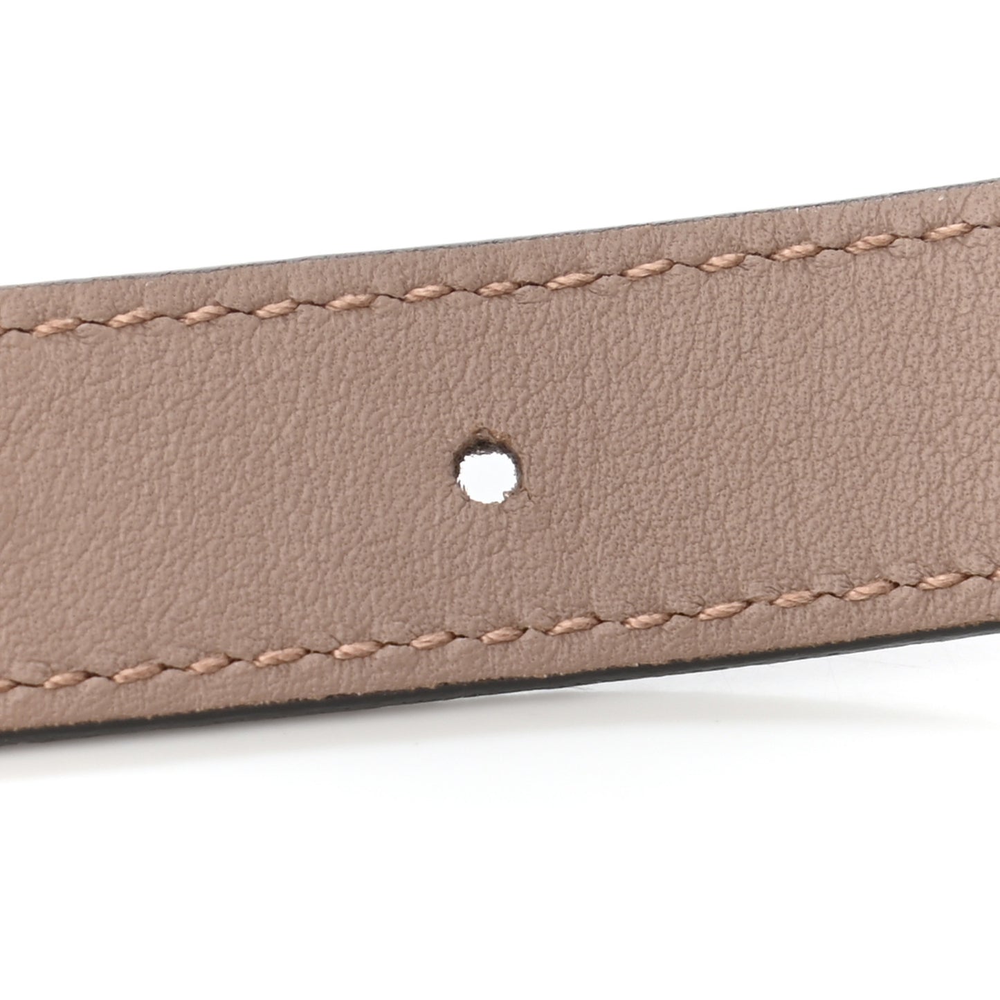 Moon Calfskin Pearl Double G 20mm Belt 80 32 Porcelain Rose