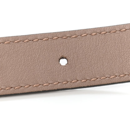 Gucci Moon Calfskin Pearl Double G 20mm Belt 80 32 Porcelain Rose 7 of 8