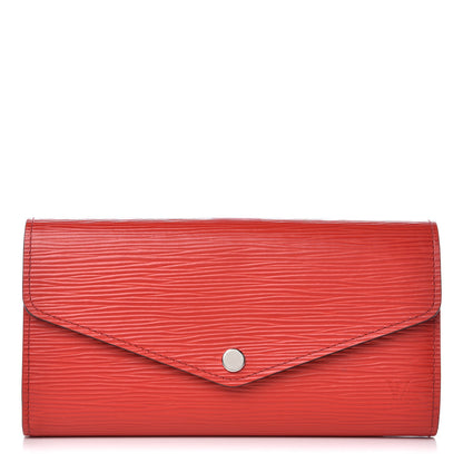 Louis Vuitton Epi Sarah Wallet NM Coquelicot 1 of 7