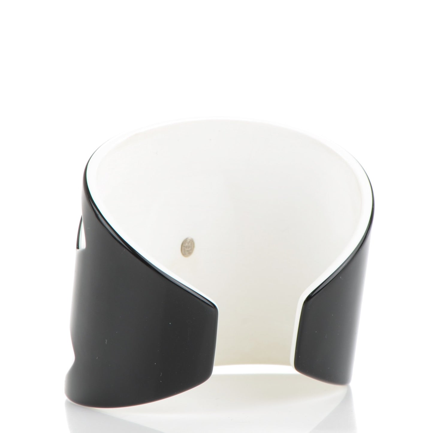 Resin CC Wide Cuff Black White