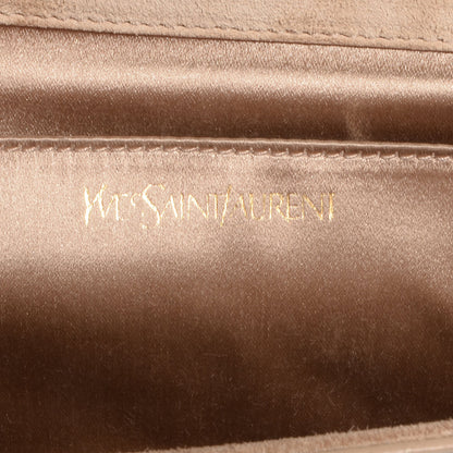 Saint Laurent Patent Belle de Jour Large Clutch Nude 6 of 7