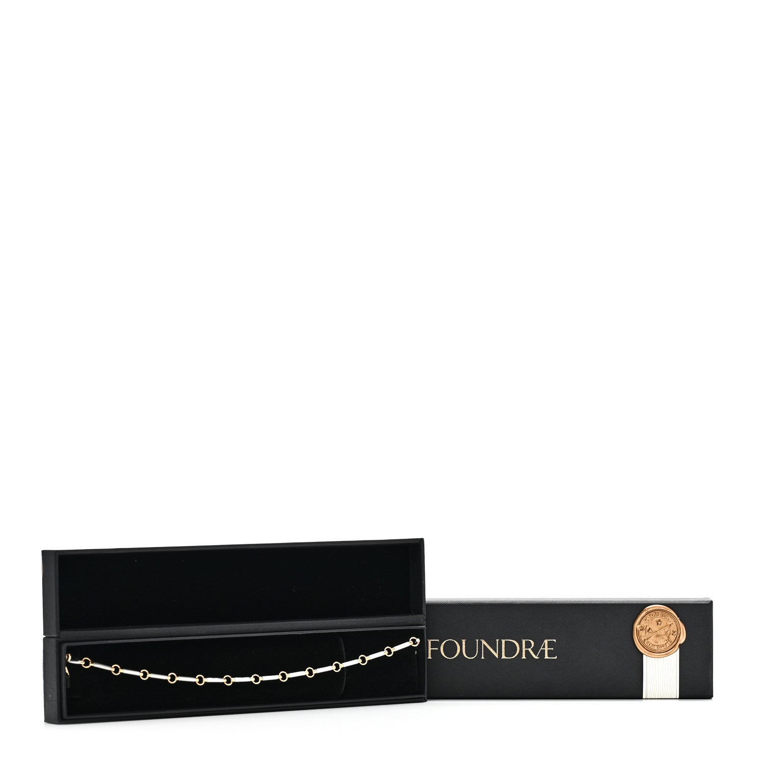 Foundrae 18K Yellow White Gold Element Chain Necklace 6 of 6