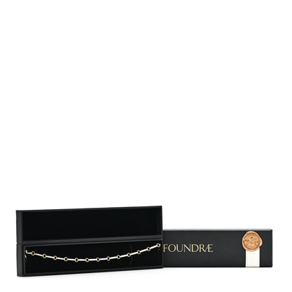 Foundrae 18K Yellow White Gold Element Chain Necklace 6 of 6