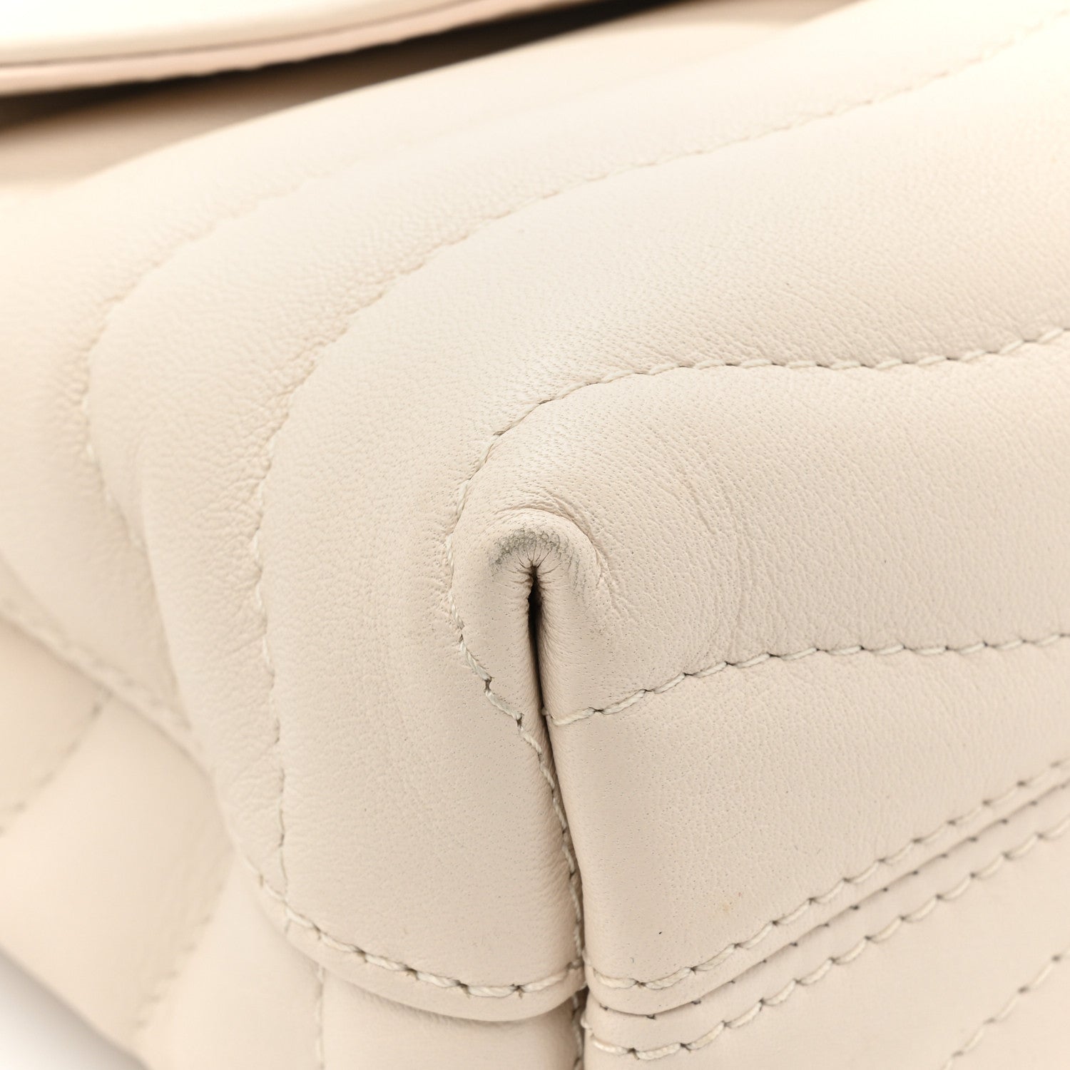 Louis Vuitton Calfskin LV New Wave Chain Bag Ivory 11 of 14