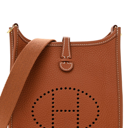 Hermes Taurillon Clemence Evelyne TPM Gold 8 of 10