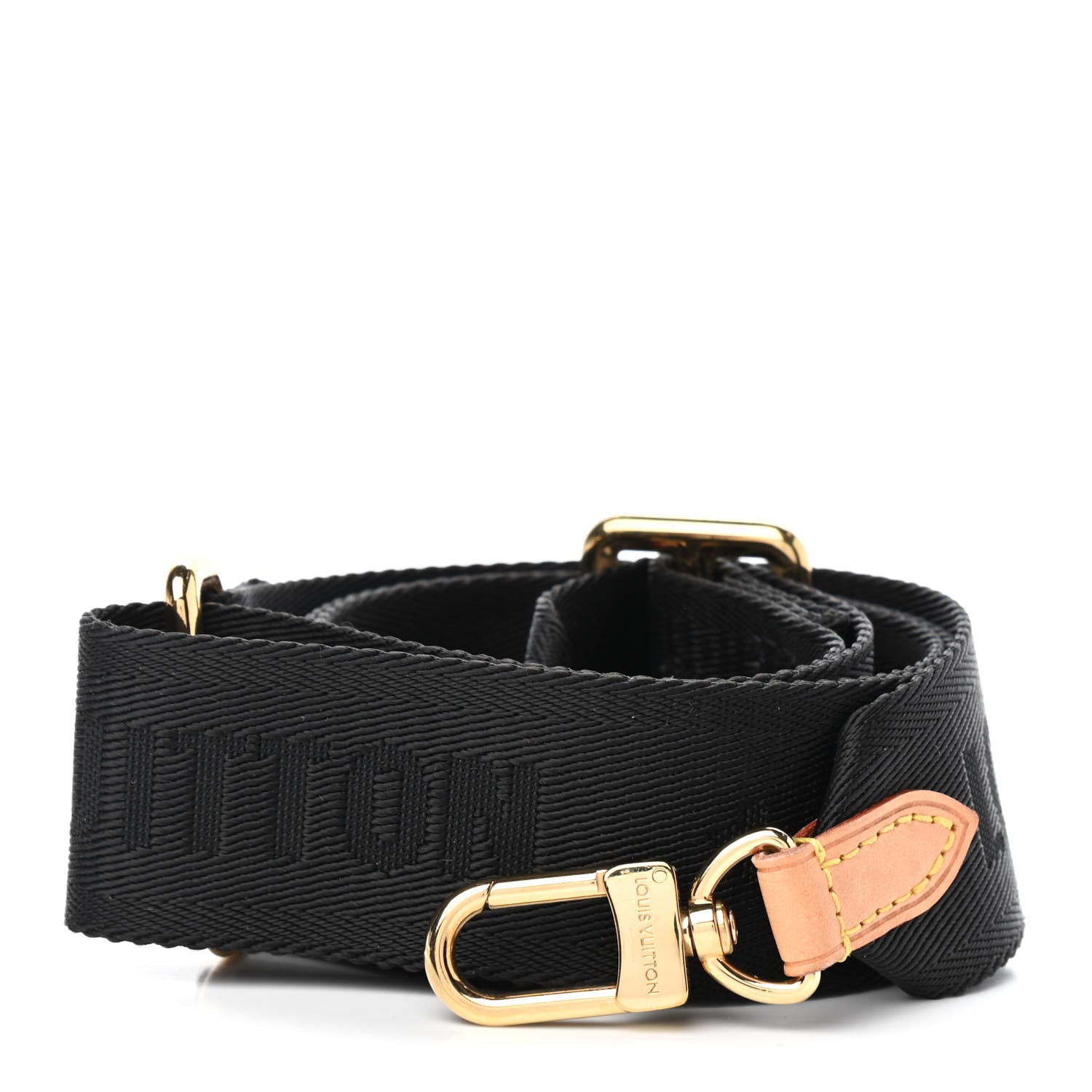 Louis Vuitton Nylon Petite Malle Souple Shoulder Strap Black 1 of 2