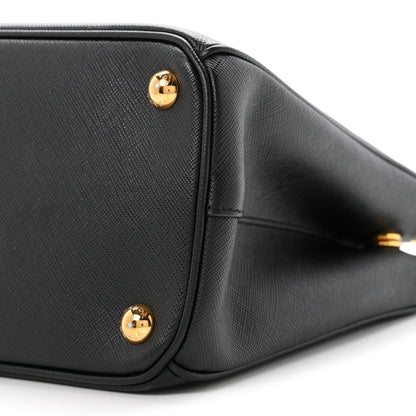Prada Saffiano Medium Galleria Double Zip Tote Black 10 of 10