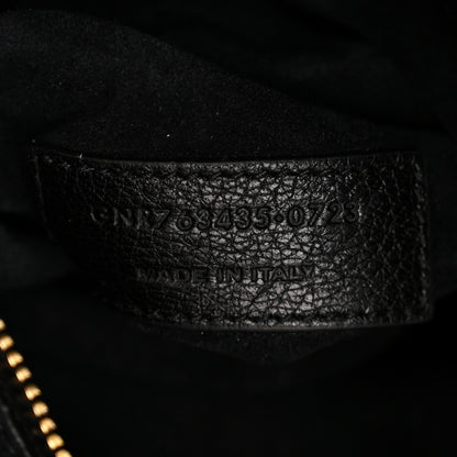 Saint Laurent Grained Deerskin Bea Tote Black 7 of 15