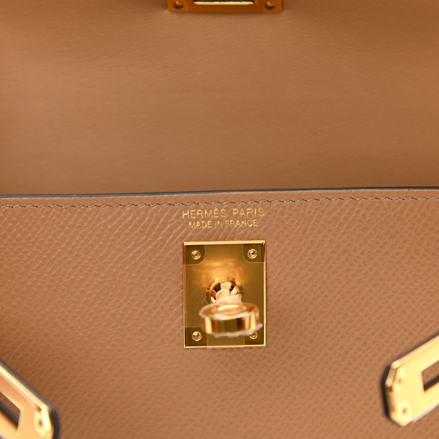 product image of HERMES Epsom Mini Kelly Sellier 20 Chai FASHIONPHILE