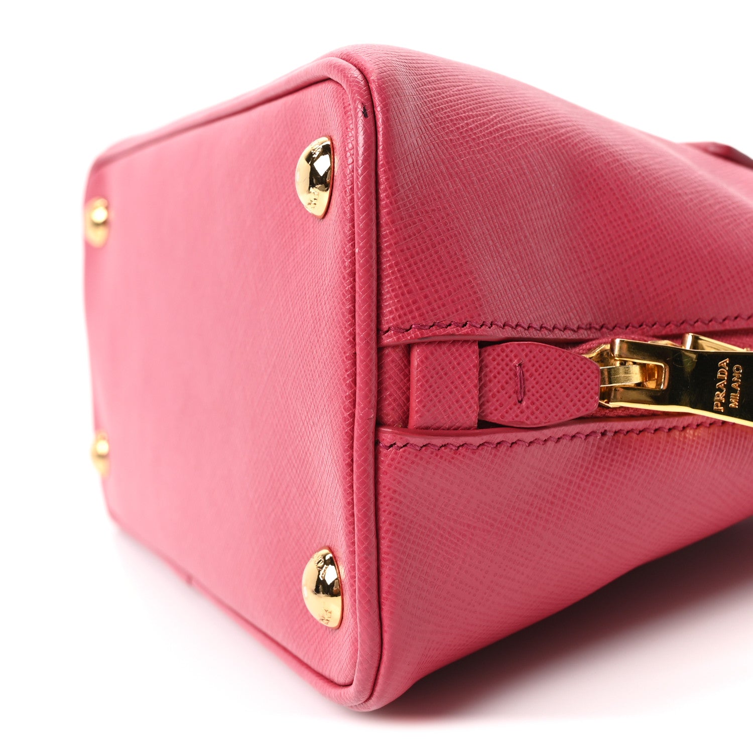 Prada Saffiano Lux Small Promenade Tote Peonia 13 of 13