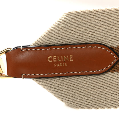 Celine Jacquard Wool Strap Beige 4 of 6