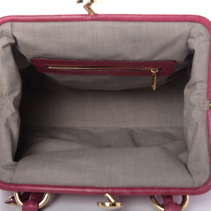Marc Jacobs Lambskin Quilted Stam Fuchsia 6 of 10