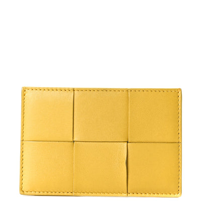 Bottega Veneta Nappa Maxi Intrecciato Credit Card Case Buttercup 1 of 7