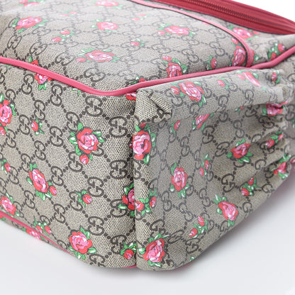 Gucci GG Supreme Monogram Rose Bud Diaper Bag Pink 10 of 10