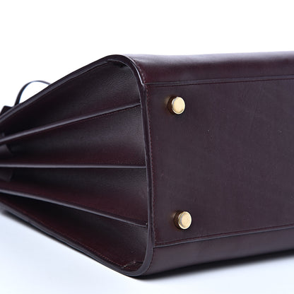 Saint Laurent Calfskin Small Sac De Jour Bordeaux 8 of 14