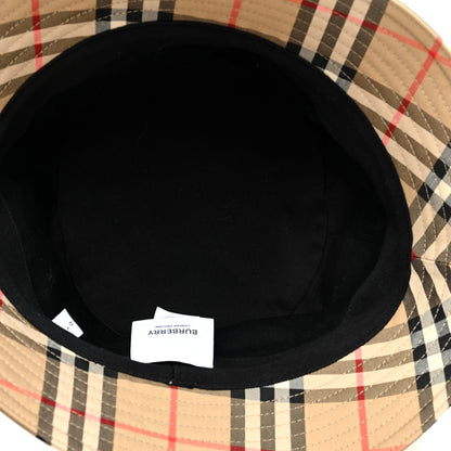 Burberry Technical Cotton Vintage Check Bucket Hat L Archive Beige 7 of 8