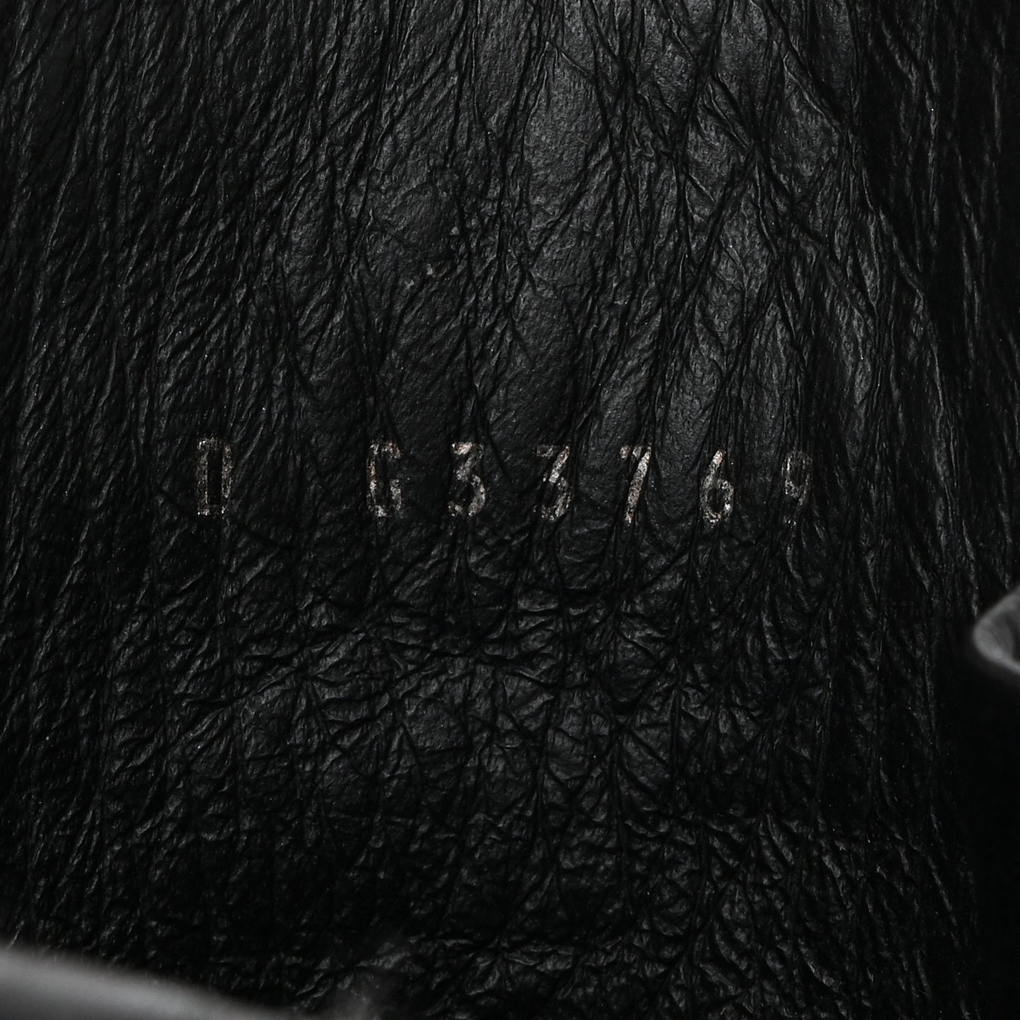 Calfskin Quilted Lace Up Combat Boots 37 Black