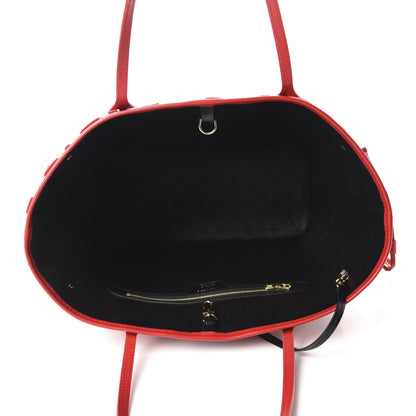 Louis Vuitton X UF Tufted Monogram Neverfull MM Black Red 5 of 11