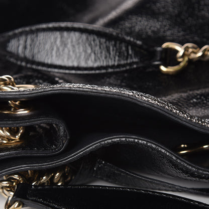 Gucci Patent Medium Soho Chain Shoulder Bag Black 11 of 14