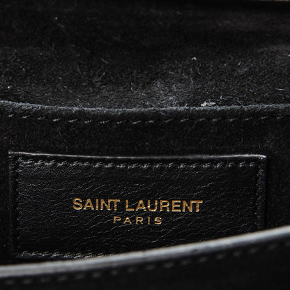 Saint Laurent Calfskin Small Classic Y Satchel Bag Black 7 of 9