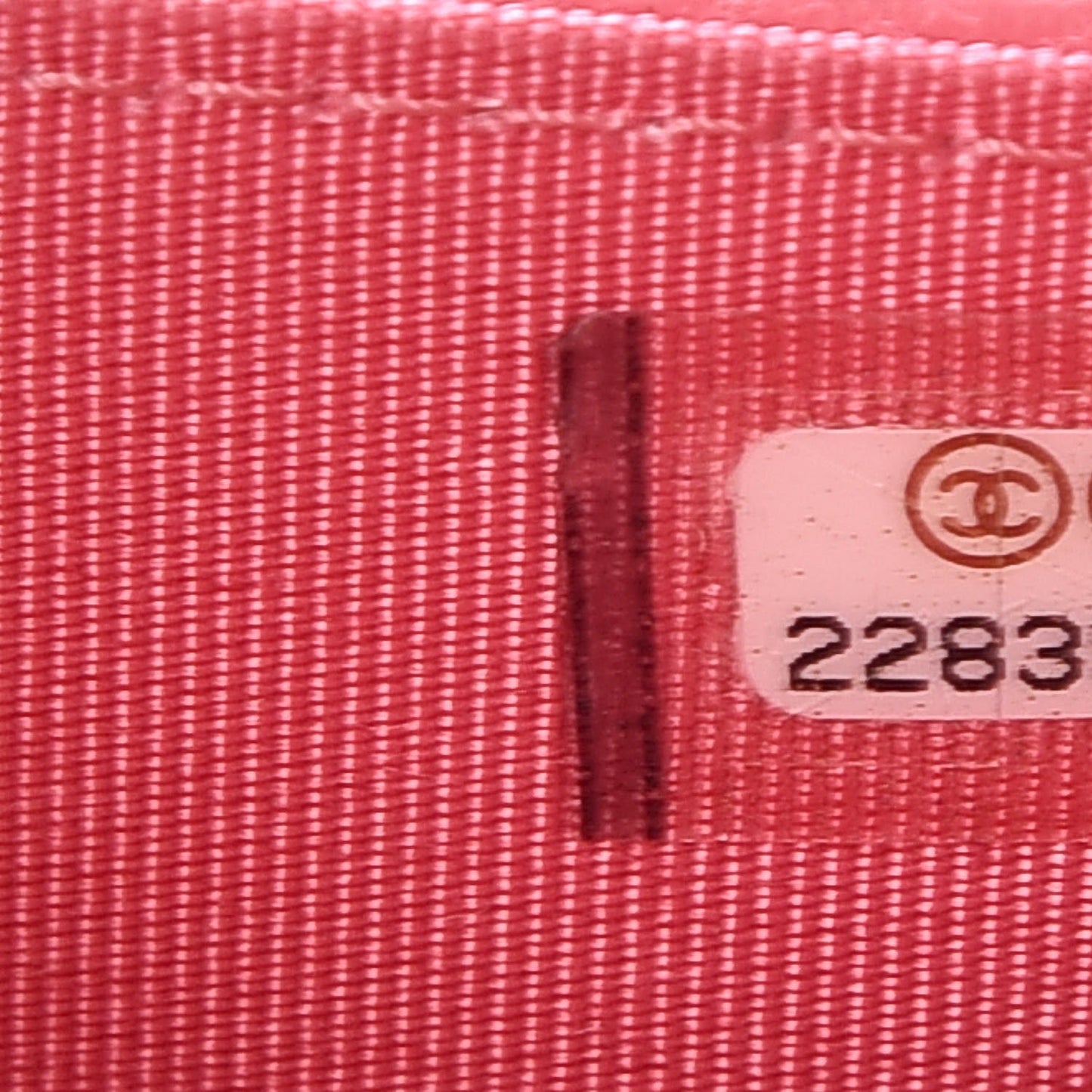 Lambskin Quilted Emoticon Wallet on Chain WOC Pink