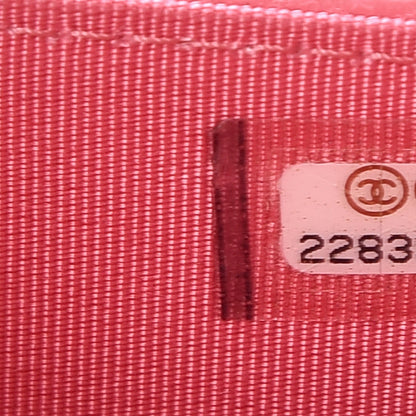 Chanel Lambskin Quilted Emoticon Wallet on Chain WOC Pink 8 of 8