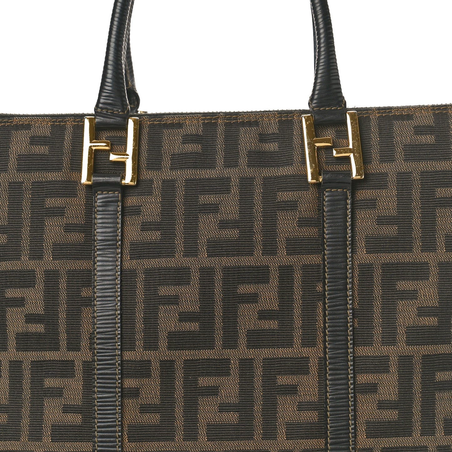 Zucca Vertical Shopping Tote Tobacco Moro