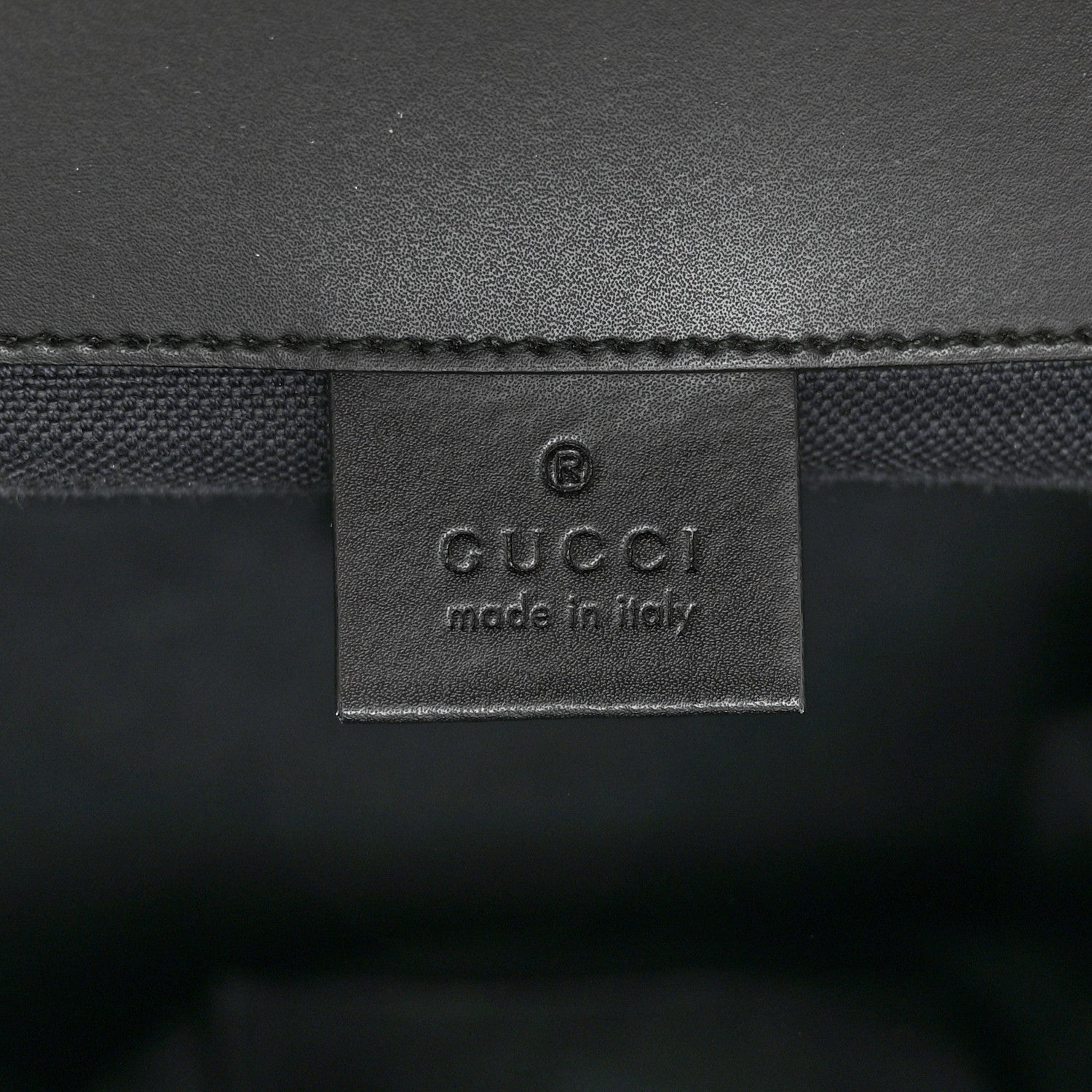 Gucci Soft GG Supreme Monogram Calfskin Web Double Buckle Backpack Black 6 of 10