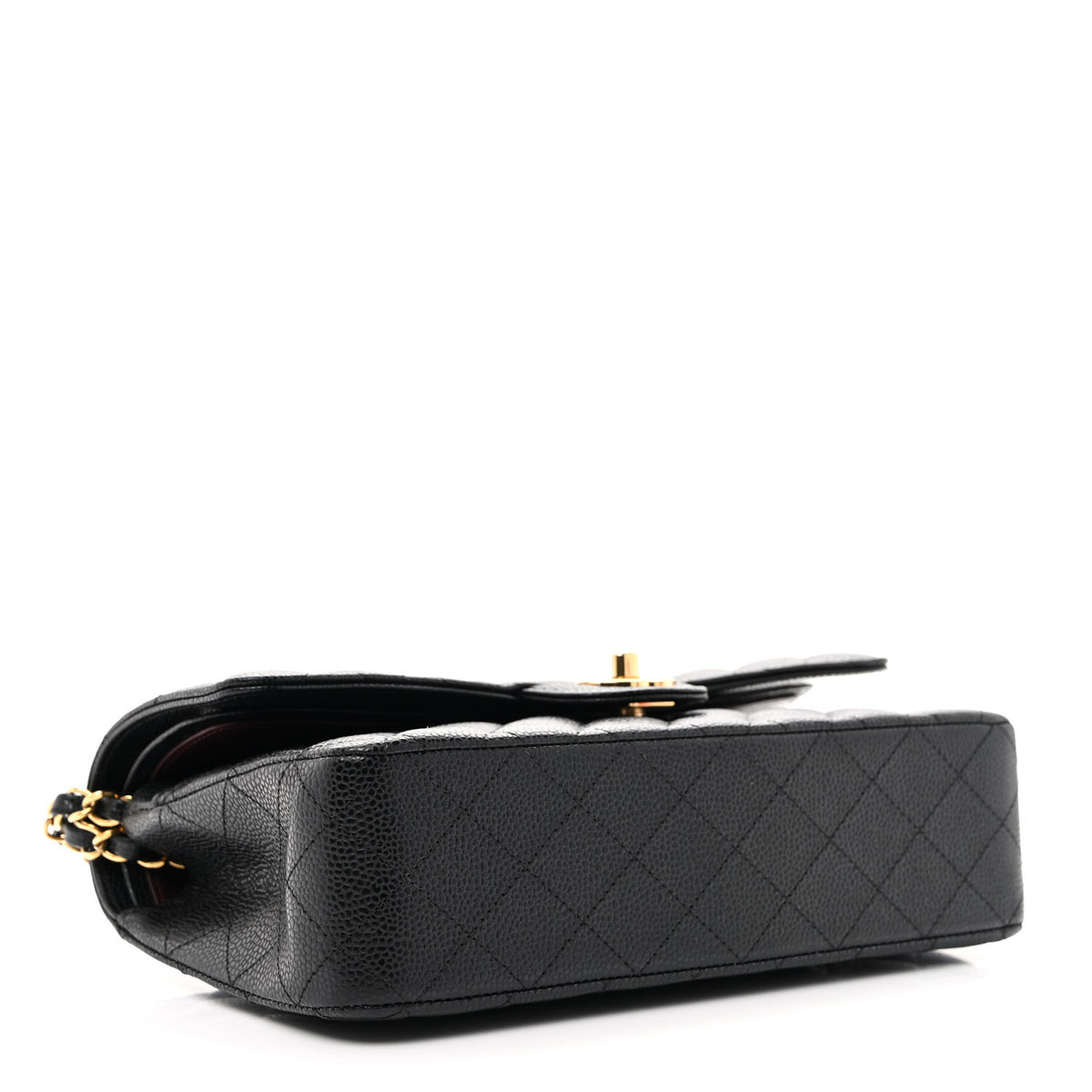Chanel Caviar Quilted Medium Double Flap Black 4 of 10