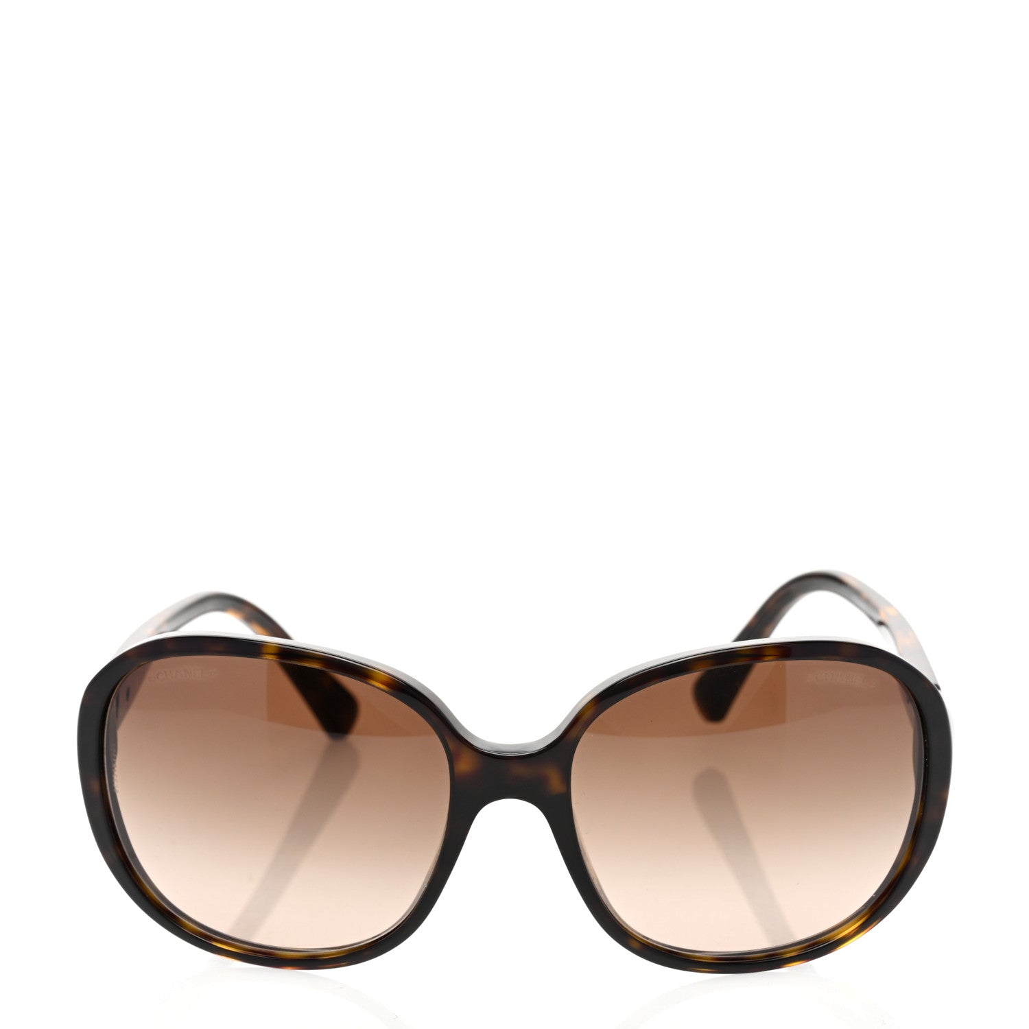 Chanel Acetate CC Round Sunglasses 5285-A Tortoise 2 of 8