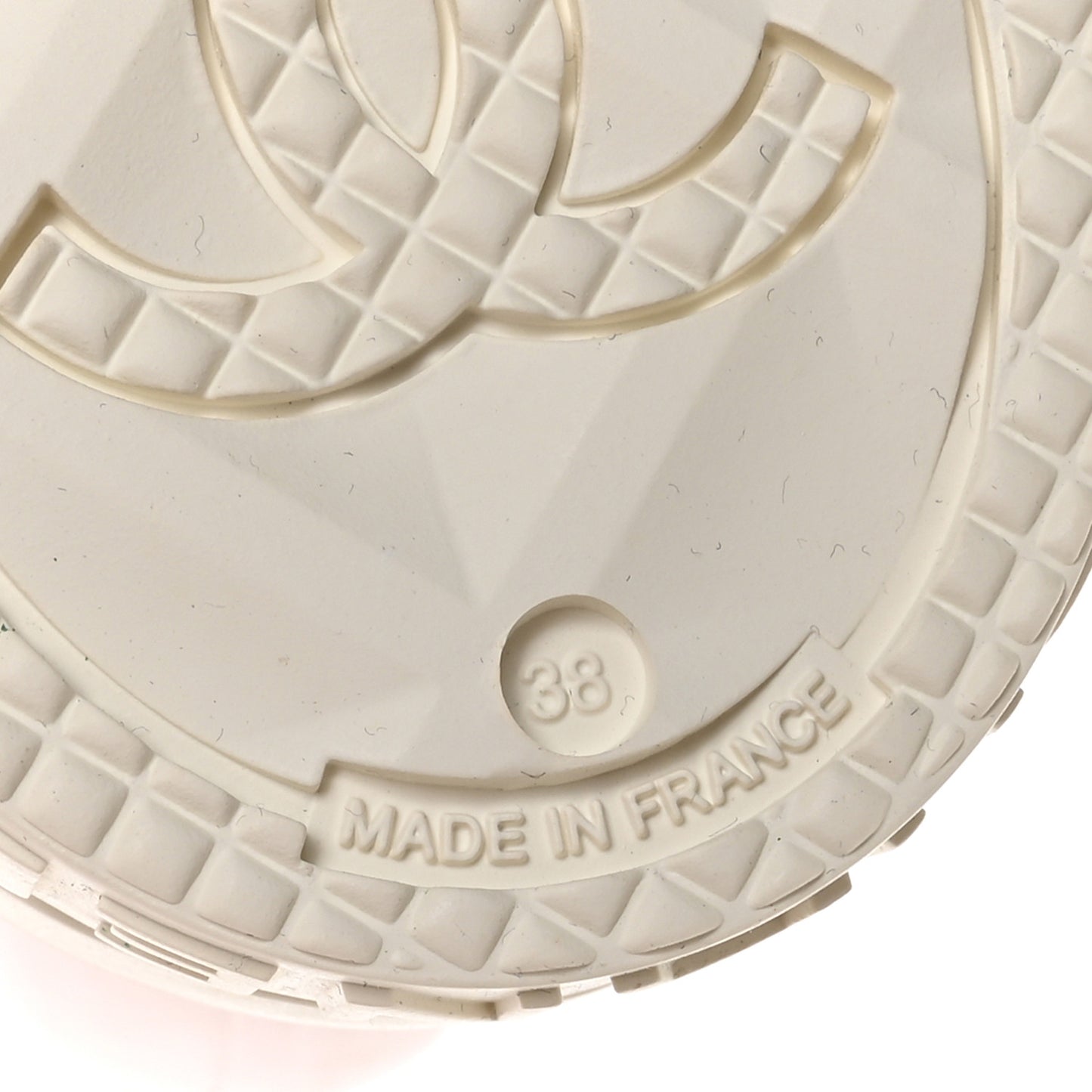 Caoutchouk CC High Boots 38 Light Pink White