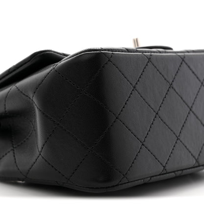 Chanel Lambskin Quilted Mini Square Flap Black 9 of 10