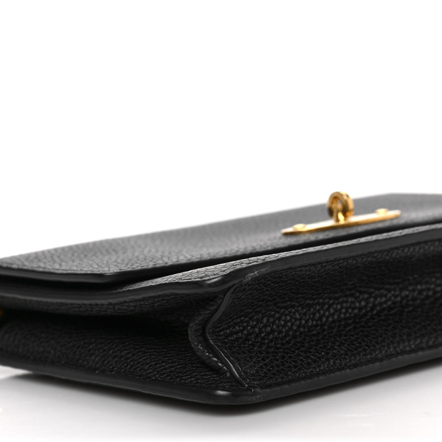 Small Classic Grain Calfskin Small Darley Black