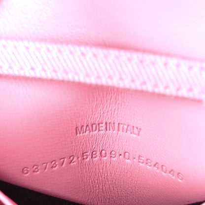 Balenciaga Washed Denim Hourglass Top Handle Bag Mini Denim Pink 8 of 11