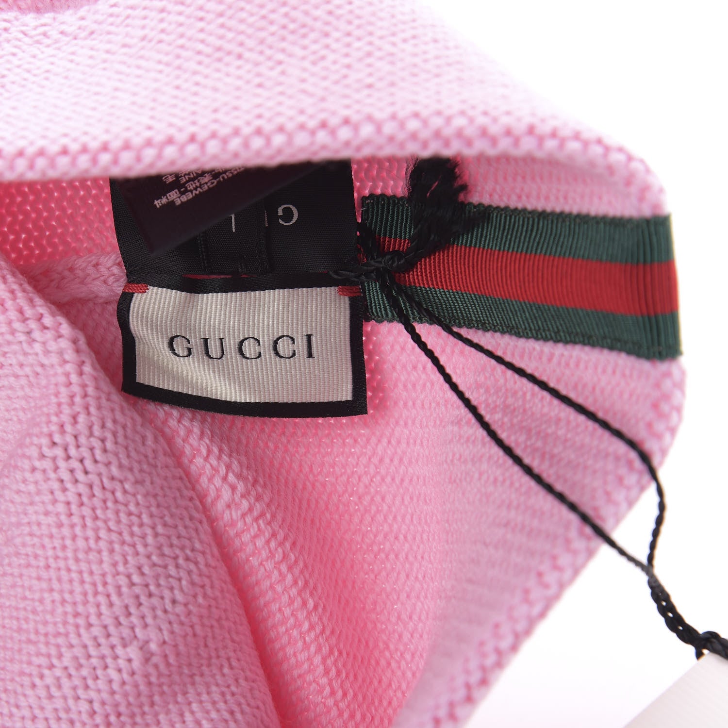 Gucci Wool Sequin Loved Beanie Hat L Pink 4 of 5