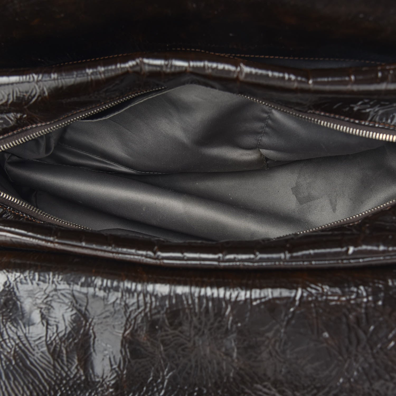 Chanel Patent Quilted Petit Timeless Shopping Tote PTT 5 of 13