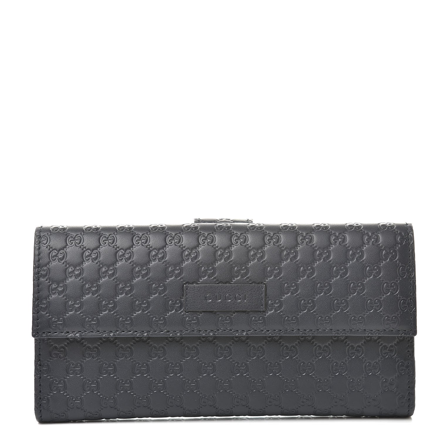 Gucci Microguccissima Continental Flap Wallet Navy 1 of 9