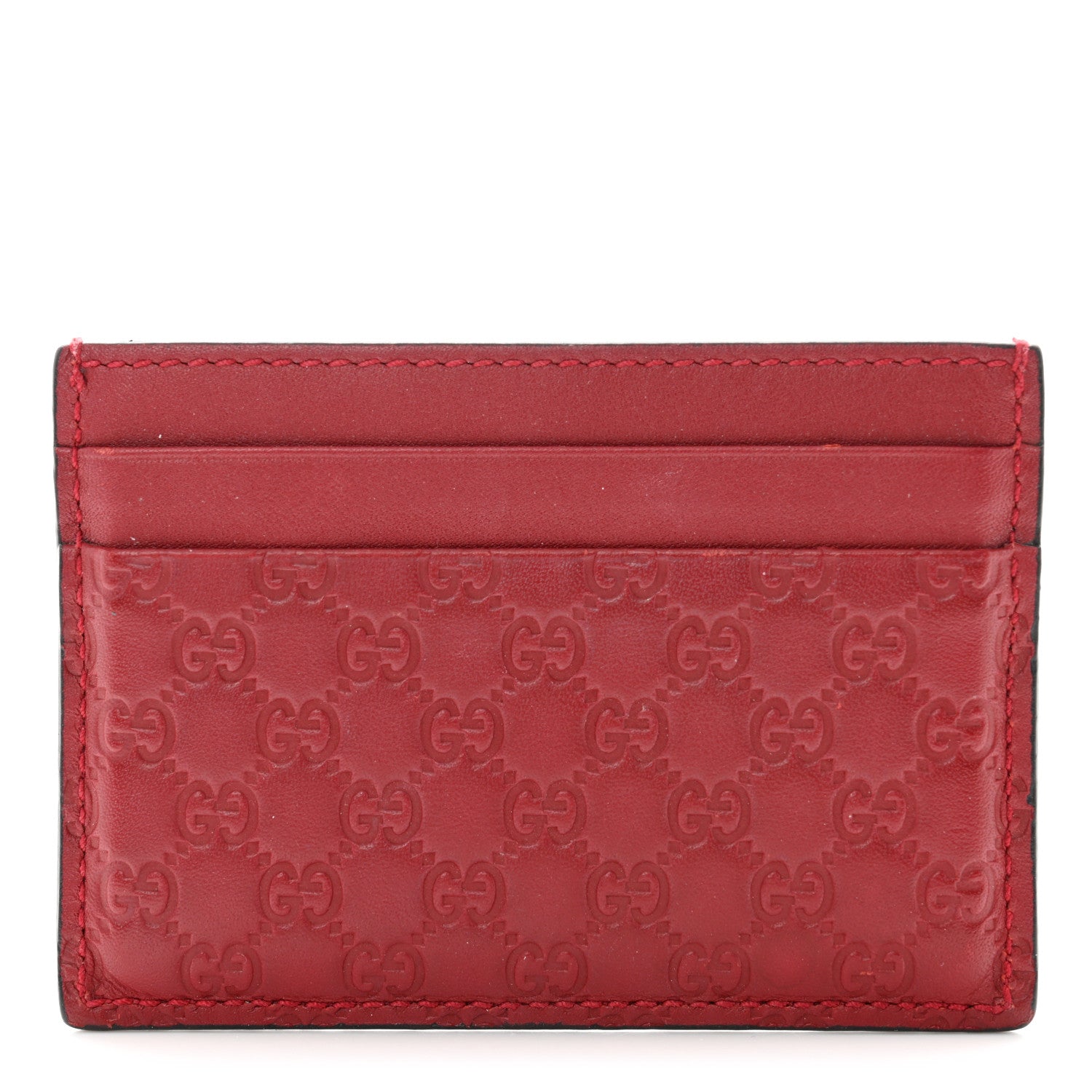 Gucci Microguccissima Card Holder Red 1 of 6