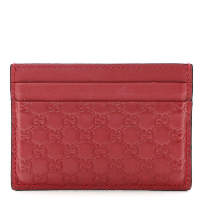 Gucci Microguccissima Card Holder Red 1 of 6