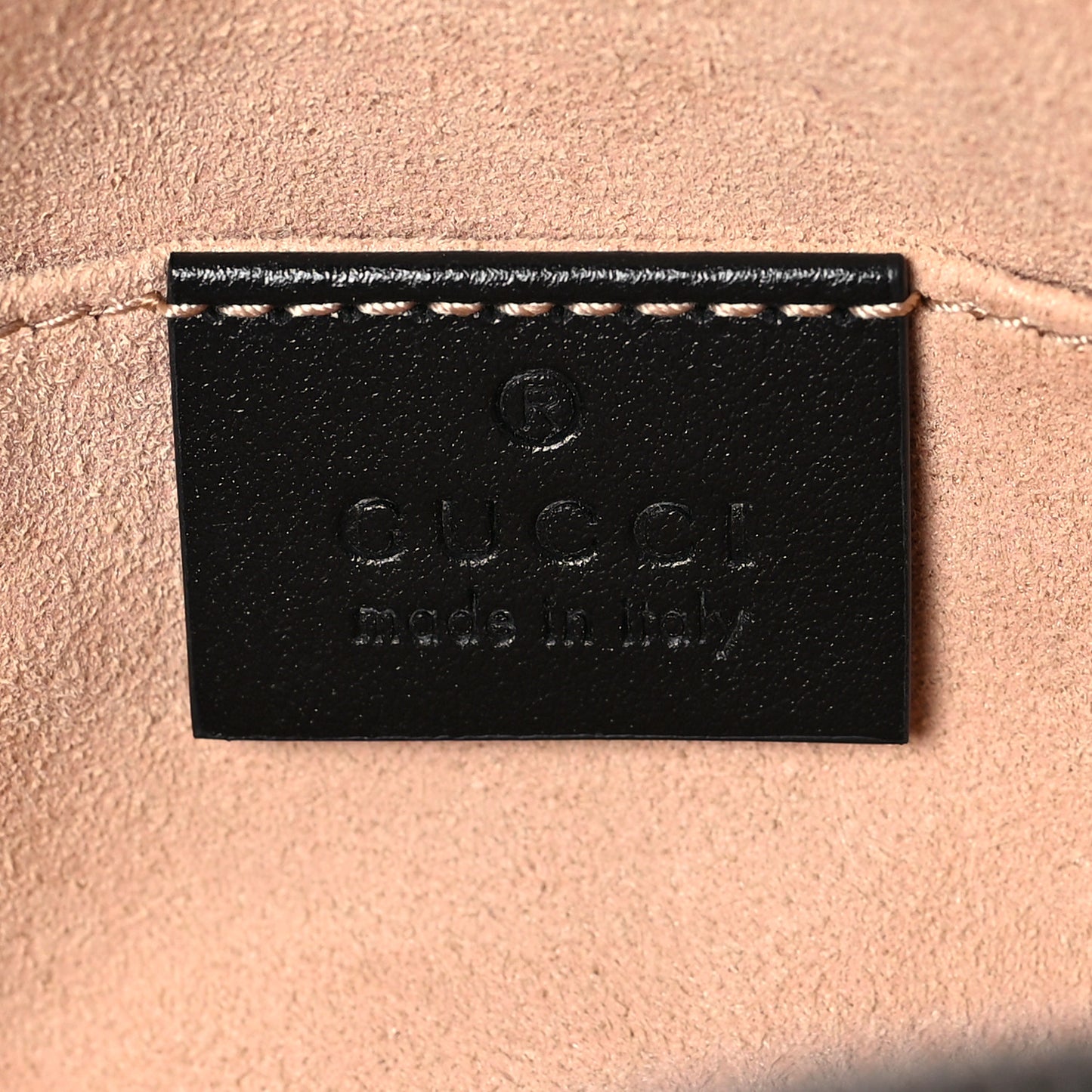 Calfskin Matelasse Mini GG Marmont Chain Shoulder Bag Black