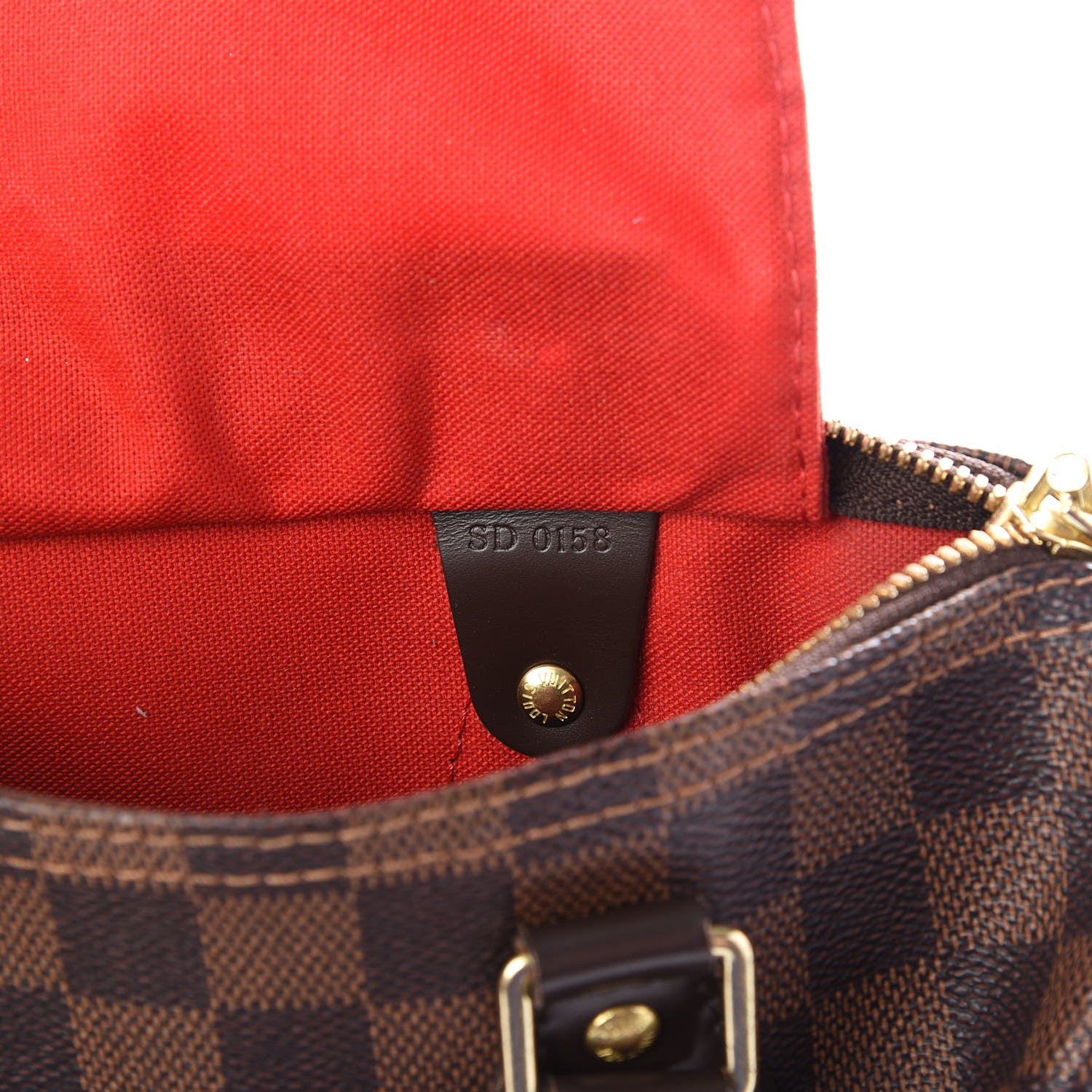 Louis Vuitton Damier Ebene Speedy Bandouliere 25 10 of 13