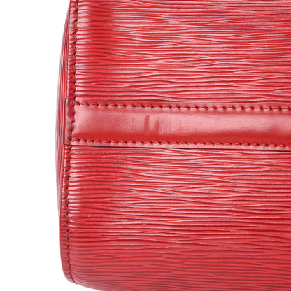 Louis Vuitton Epi Speedy 25 Castillan Red 11 of 13